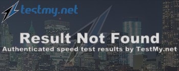 TestMy.Net results with Google Chrome